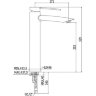 Смеситель для раковины Paffoni Berry BR081CR