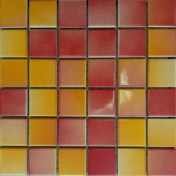 Мозаика из керамогранита К511526 Mix 7 Red