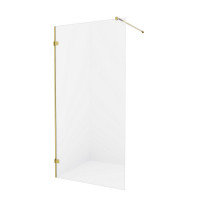 Душевое ограждение NEW TRENDY AVEXA GOLD BRUSHED 110x200 EXK-1820 (брашированное золото)