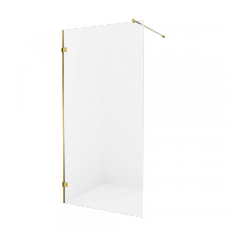 Душевое ограждение NEW TRENDY AVEXA GOLD BRUSHED 110x200 EXK-1820 (брашированное золото)