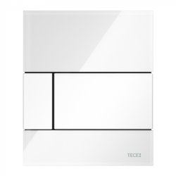 Панель смыва TECEsquare Urinal 9242800 белое стекло, кнопка белая