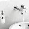 Смеситель KLUDI ZENTA 382450575 для раковины настенный встраиваемый внешняя часть