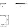 Крышка-сиденье для унитаза Ideal Standard CONNECT AIR E036601
