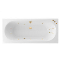 Ванна EXCELLENT Oceana Slim 160x75 "SMART" (золото)