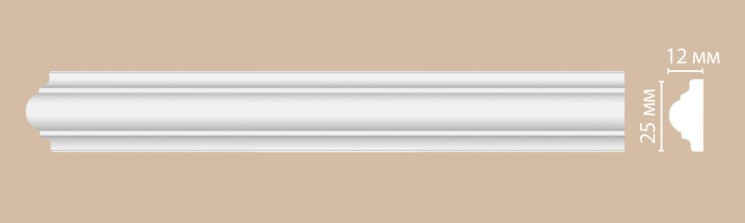 97012/65 FLEXIBLE молдинг DECOMASTER-2 (25х12х2400мм)