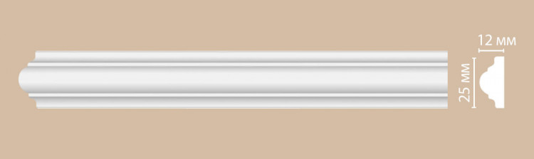 97012/65 FLEXIBLE молдинг DECOMASTER-2 (25х12х2400мм)