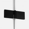 Душевое ограждение NEW TRENDY NEW RENOMA BLACK L 80x100x195 D-0201A/D-0112B (черный)