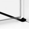 Душевое ограждение NEW TRENDY NEW RENOMA BLACK L 80x100x195 D-0201A/D-0112B (черный)