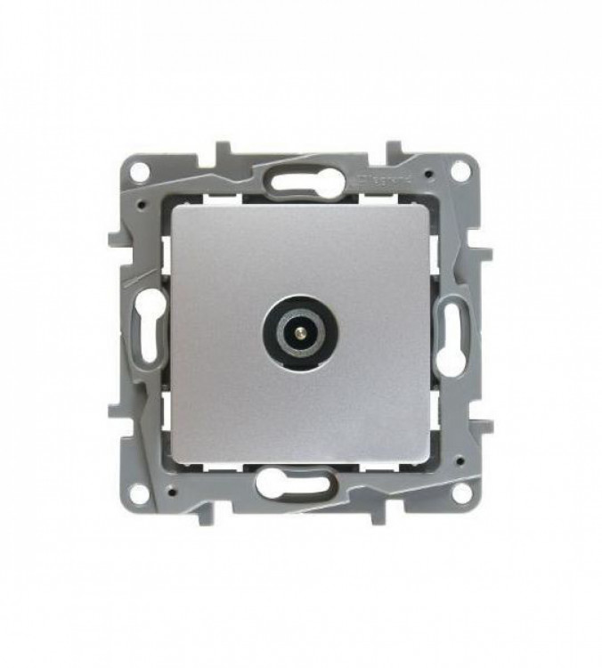 672465 Legrand Etika Алюминий Розетка TV оконечная 5 дБ, 5-862 мГц