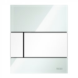Панель смыва TECEsquare Urinal 9242803 зеленое стекло, кнопка белая