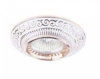 Поворотные/неповоротные светильники литые Donolux N1583 White+Gold stripe