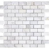 Мозаика из натурального камня Dolomiti Bianco 23x48