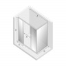 Душевое ограждение NEW TRENDY NEW CORRINA  170x80x195 D-0186A/D-0078B (хром)