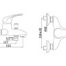 Смеситель для ванны с душем Paffoni Nettuno Due ND022CR