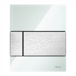 Панель смыва TECEsquare Urinal 9242804 стекло зеленое, кнопка нержавеющая сталь