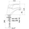 Смеситель для раковины Paffoni Nettuno Due ND071CR