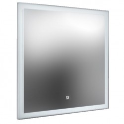 Зеркало с LED-подсветкой 80, белое глянцевое MI.P.80