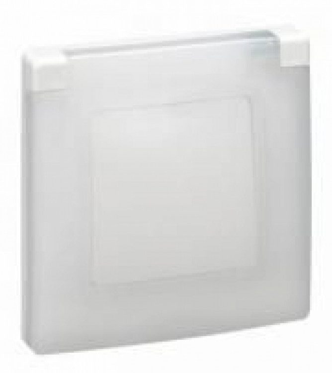 672550 Legrand Etika  Белый Рамка с защитной крышкой IP44