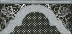 HGD/B266/16072 Фрагонар чёрный 7.4*15 керамический декор
