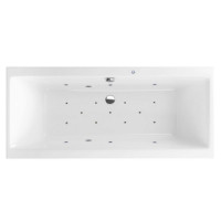 Ванна EXCELLENT Pryzmat Slim 180x80 "RELAX" (хром)