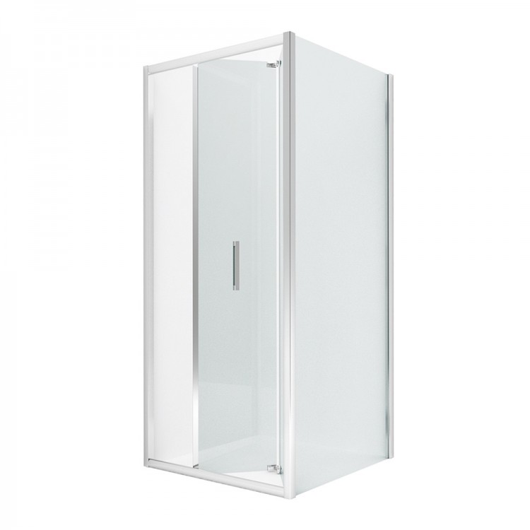 Душевое ограждение NEW TRENDY ALTA 80x80x195 D-0087A/D-0078B (хром)