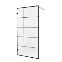 Душевое ограждение NEW TRENDY AVEXA BLACK 140x200 EXK-2027 (черный)