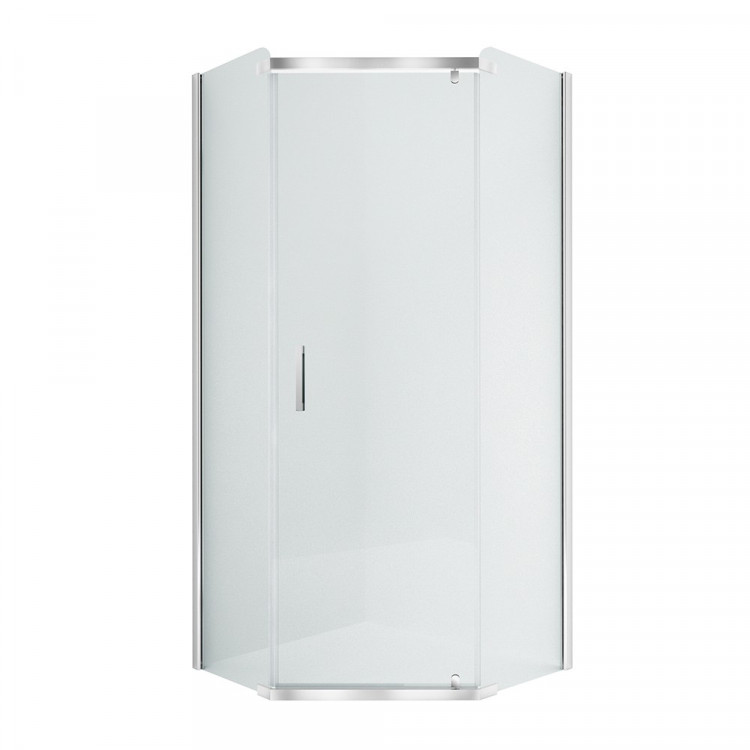 Душевое ограждение NEW TRENDY NEW KOMFORT 100x80x190 K-0528 (хром)