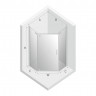 Душевое ограждение NEW TRENDY NEW KOMFORT 100x80x190 K-0528 (хром)